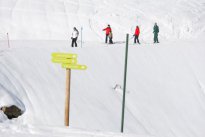 Esquiadores en la estación de Formigal.
